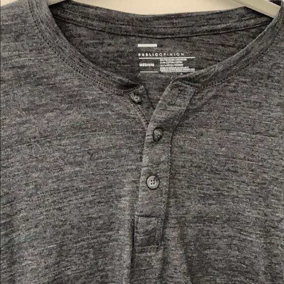 Public Opinion Men’s Long Sleeved Top - Picture 2 of 2